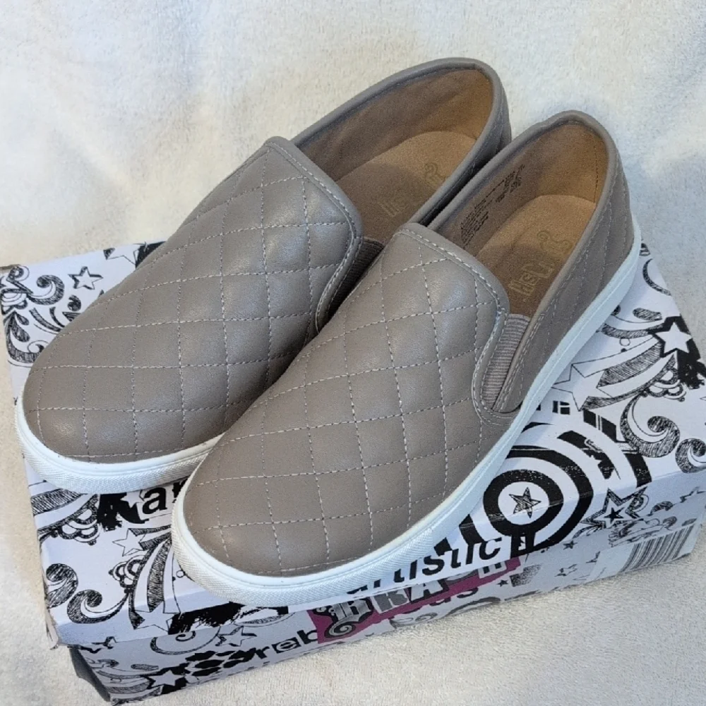 Brash Quilted Slip-On Loafers - Taupe